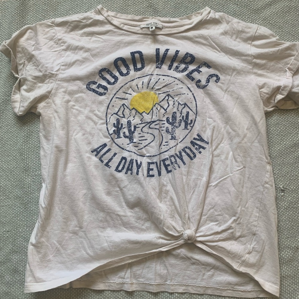 Good Vibes Graphic Tee - Cream